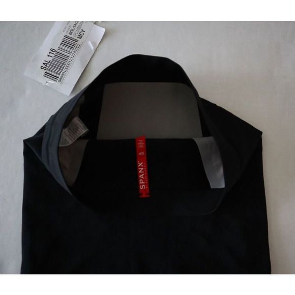 Spanx 2748 Women's Sz Small Black Solid Higher Power Shaping Briefs Panties - Picture 4 of 7